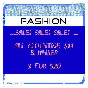 Women’s clothing sale